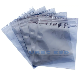 UREC-ESD Antistatic Poly Bags-Zip Lock, Size ID : 75mm x 100mm [Pack of 100 Pcs]